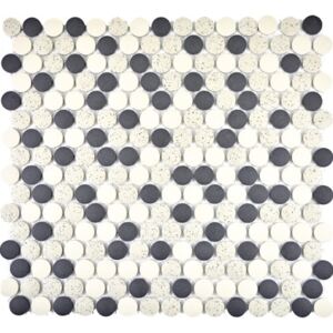 Mozaic ceramic CU K210 crem-negru 31x31,5 cm