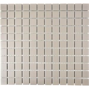 Mozaic ceramic CU 000 gri deschis mat, neglazurat 32,7x30,2 cm