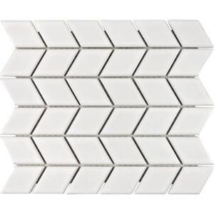 Mozaic ceramic DS W02W alb lucios 26,6x30,75 cm