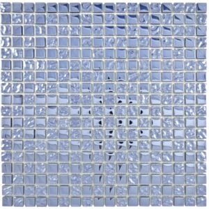 Mozaic sticla XCM M630 albastru 30x30 cm