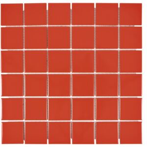 Mozaic ceramic CD B205 rosu lucios 30,6x30,6 cm