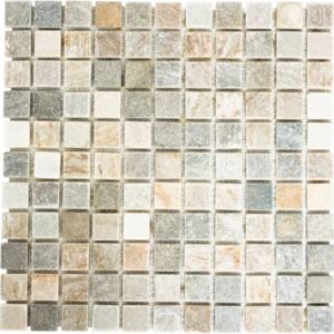 Mozaic cuartit XQM 10XS bej-gri 30,5x30,5 cm