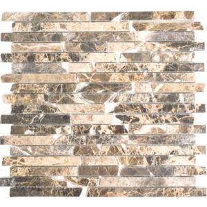 Mozaic piatra naturala MOS BRICK 2909 maro 30,5x32,2 cm