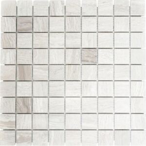 Mozaic piatra naturala MOS 32/2012 bej deschis-gri 30,5x30,5 cm