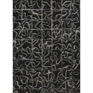 Mozaic sticla XCM SM 419 negru lucios 31,8x31,8 cm