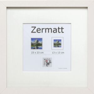 Rama foto Zermatt alba 23x23 cm