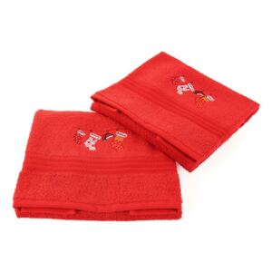 Set 2 prosoape Corap Red Socks, 50 x 90 cm