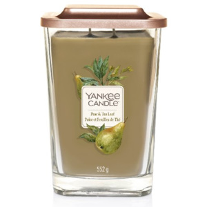 Yankee Candle verzi parfumata lumanare Elevation Pear&Tea Leaf hranatá velká 2 knoty