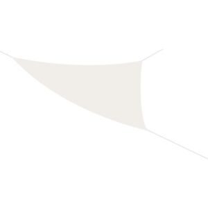 Copertina parasolar, triunghiulara, crem, 3.6x3.6x3.6 cm