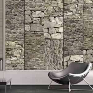 Tapet - Stone wall role 50x1000 cm