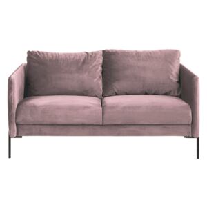 Canapea cu 2 locuri Actona Kingsley, roz pudră
