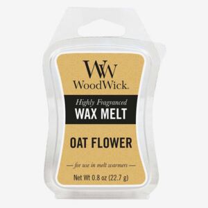 WoodWick galbene parfumat ceara pentru aroma lampa Oat Flower