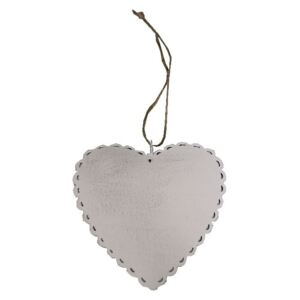 Decorațiune suspendată Antic Line Romantic Heart, lățime 12 cm