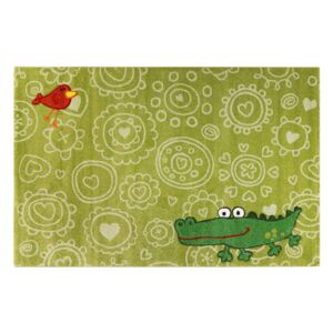 Covor Copii & Tineret Crocodile, Verde, 160x225