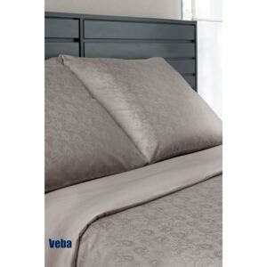 Lenjerie de pat din damasc VEBA Ornella maro 220x200 cm