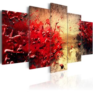 Tablou Bimago - Bloody Abstraction 100x50 cm