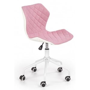 Scaun birou copii HM Matrix 3 roz - alb