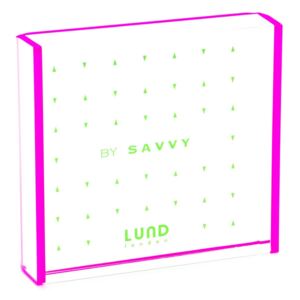 Ramă foto, margine roz Lund London Flash Tidy, 8,3 x 7,7 cm