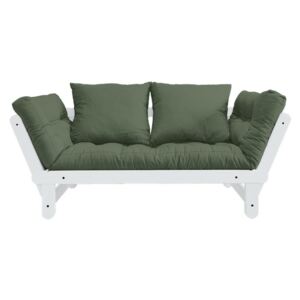 Canapea extensibilă Karup Design Beat White, verde