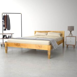 Cadru de pat, 140 x 200 cm, lemn masiv de mango