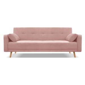 Canapea extensibilă Cosmopolitan Design Stuttgart, roz, 212 cm