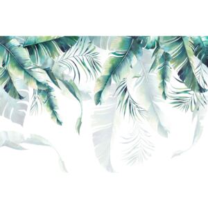 Fototapet Abstract Frunze din Jungla Hartie 250x400 cm