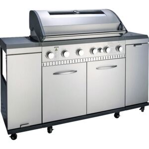 Gratar pe gaz Landmann, 6 arzatoare, 21 kW