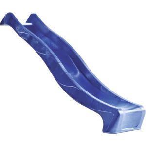 Tobogan curbat din plastic, 300 cm, albastru