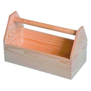 Cutie depozitare din lemn, 42x21x26 cm