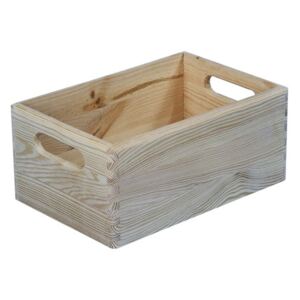 Cutie depozitare din lemn, 30x20x14 cm