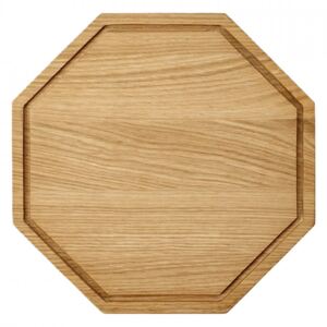 Tocator octagonal maro din lemn 25x25 cm Wonder Bolia