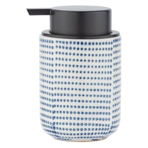 Dispenser sapun lichid alb/albastru din ceramica 300 ml Nole Wenko