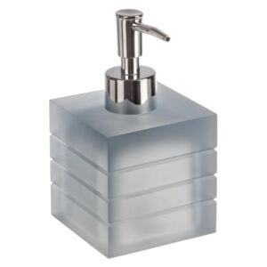Dispenser sapun lichid gri din polirasina 8,3x13,5 cm Cube Bizzotto