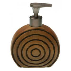Dispenser sapun lichid maro din ceramica 13x16,5 cm Roound Versa Home