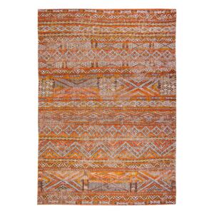 Covor portocaliu din bumbac si lana Antiquarian Riad Orange Louis de Poortere (diverse dimensiuni)
