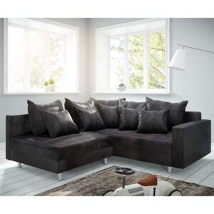 Colțar modular Justin L Antracit 200x200 cm