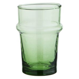 Pahar verde din sticla reciclata 6,5x9,5 cm Beldi Madam Stoltz