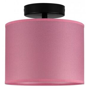Plafoniera roz/neagra din hartie si otel Taiko Sotto Luce