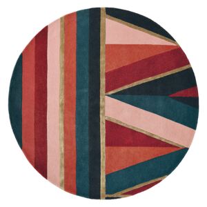 Covor multicolor din lana TB Sahara-Burgun Round Brink & Campman (diverse dimensiuni)