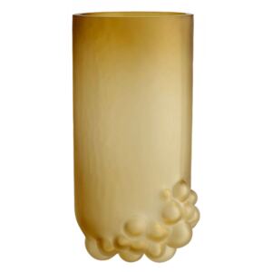 Vaza maro chihlimbar din sticla 28 cm Bulk Bolia