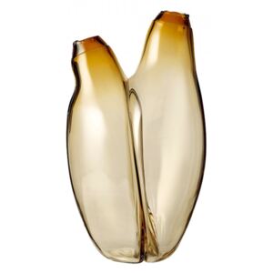 Vaza maro chihlimbar din sticla 34 cm Hug Bolia
