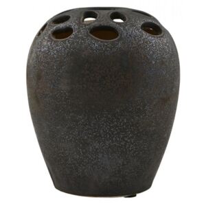 Vaza neagra din ceramica 19 cm Varios House Doctor