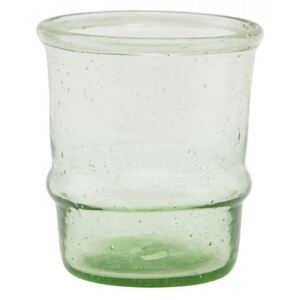 Pahar verde deschis din sticla 6,5x7,5 cm Jeema House Doctor