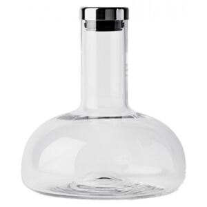 Decantor cu dop transparent/argintiu din sticla 16,5x22 cm Thea Menu