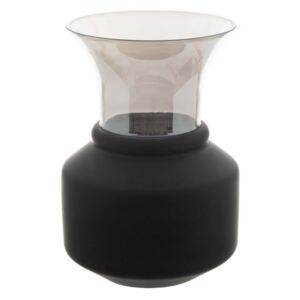 Vaza neagra/gri din sticla 29 cm Grivy Ixia