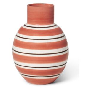 Vază din ceramică Kähler Design Nuovo, înălțime 14,5 cm, roz-alb