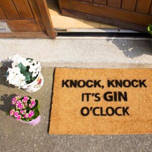 Covor intrare Artsy Doormats Gin O'Clock, 40 x 60 cm