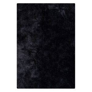 Covor negru din poliester 160x230 cm Florida House Nordic