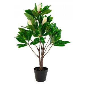 Planta artificiala verde din plastic 90 cm Magnolia House Nordic
