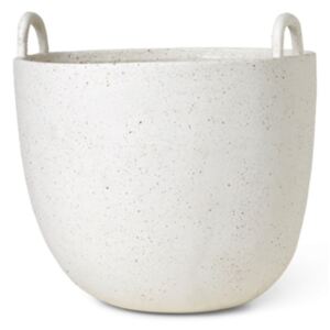 Ghiveci alb antic din ceramica 30 cm Speckle Ferm Living